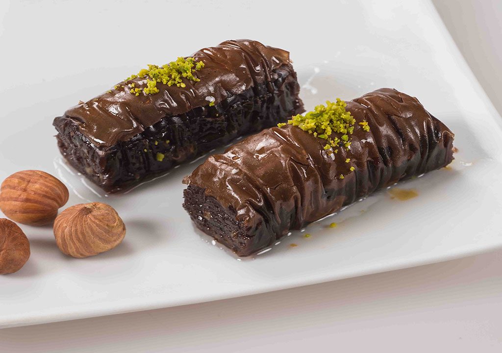 باقلوای شکلاتی