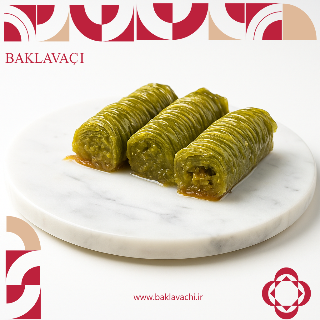 طرز تهیه باقلوا پسته ای