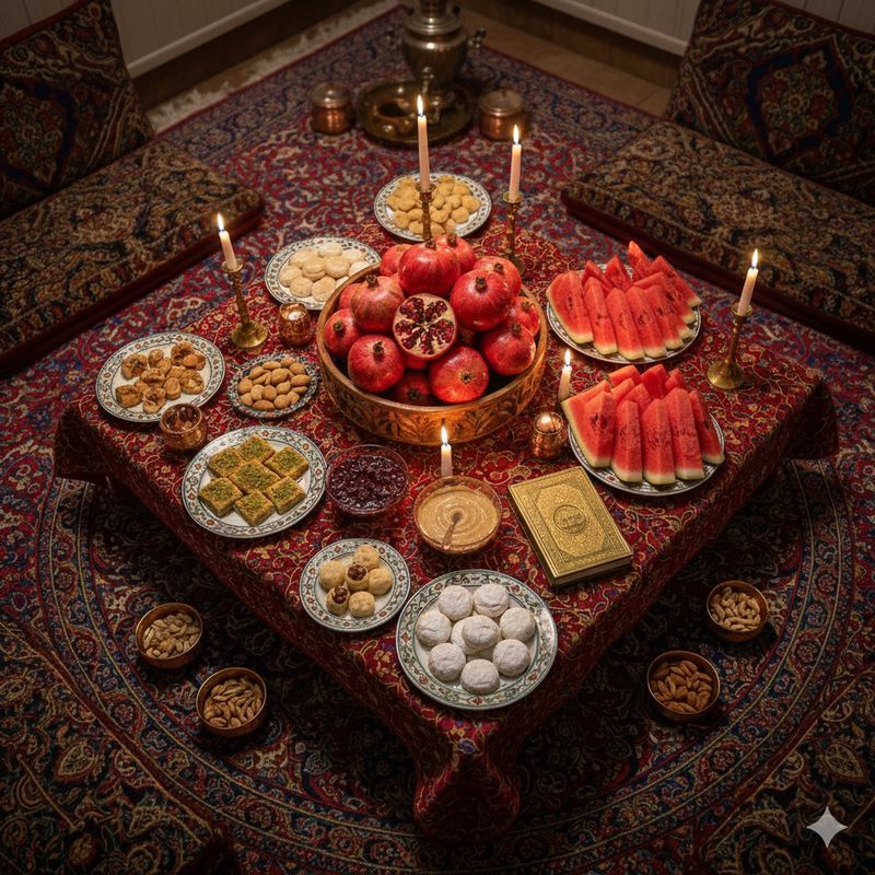 انواع شیرینی برای شب یلدا