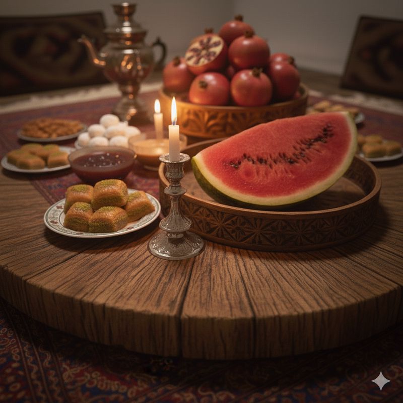 شیرینی‌های مجلسی در میان انواع شیرینی شب یلدا