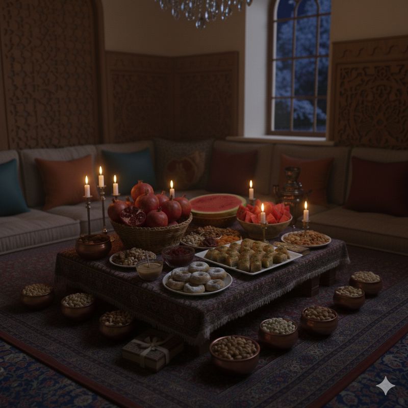 شیرینی‌های مجلسی در میان انواع شیرینی شب یلدا