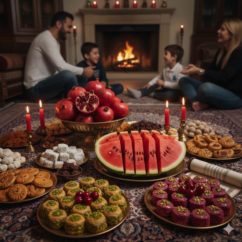 شیرینی شب یلدا 